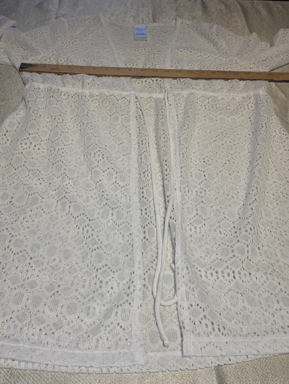 Catalina White Lace Swim Coverup Size M Medium - Picture 2 of 4